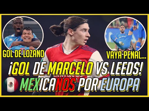 GOLES de Hirving Lozano y Marcelo Flores |  Herrera comete Penal | MEXICANOS por EUROPA 2022