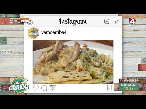 Vamo Arriba - Cocinamos pollo al cilantro con arroz salteado