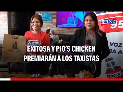 Pollería Pio's Chicken y Exitosa premiarán con 1/4 de pollo a la brasa a los conductores