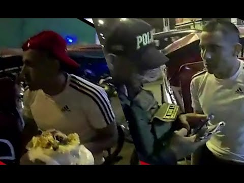 Capturan a sujetos comiendo pollo a la brasa tras cometer un asalto en El Agustino