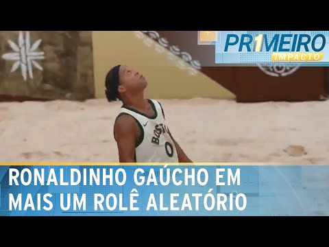 Rolê aleatório: Ronaldinho Gaúcho brilha em reality show turco | Primeiro Impacto (22/02/24)