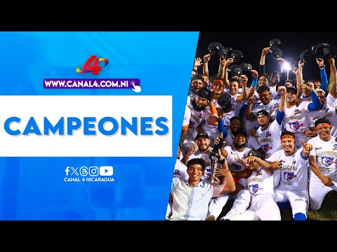 Gigantes de Rivas se coronan Campeones de la Liga de Béisbol Profesional Nacional 2023-2024