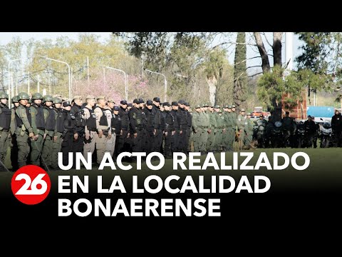 Aníbal Fernández y Fernando Espinoza inauguraron base del Comando Unificado Conurbano de La Matanza