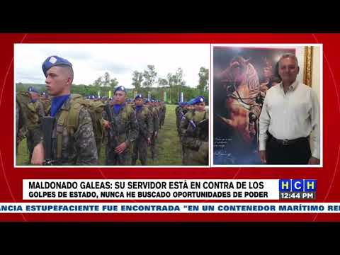 General Maldonado Galeas: Declaraciones del jerarca militar sobre golpes de estado, son políticas