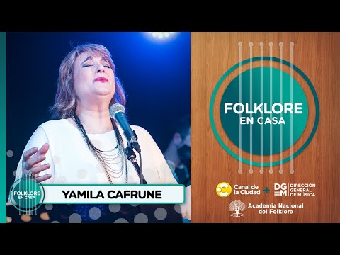 Entrevista y música con Yamila Cafrune en Folklore en Casa
