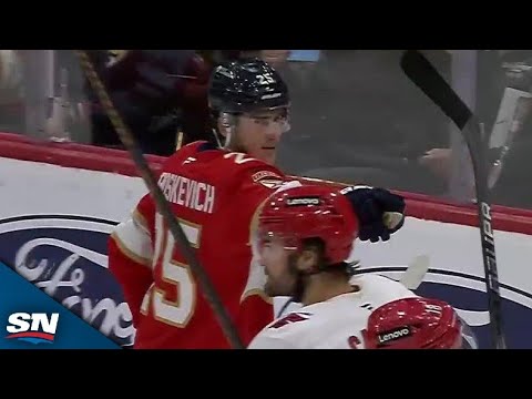 Panthers Mackie Samoskevich Caps Off Beauty Tic-Tac-Toe Play To Beat Second Period Buzzer