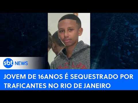 Família busca por jovem de 16 anos sequestrado por traficantes no Rio | #SBTNewsnaTV (18/01/23)