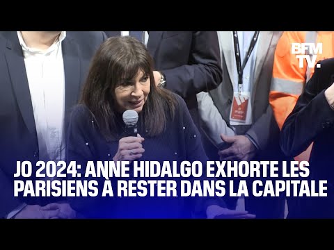 Ne partez pas, ça serait une connerie!: Anne Hidalgo exhorte les Parisiens à rester pendant les JO