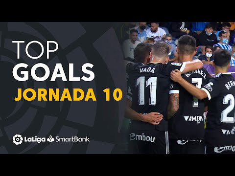 Todos los goles de la jornada 10 de LaLiga SmartBank 2021/2022
