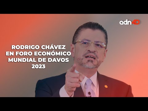 Rodrigo Chaves con Carlos Mota desde el Foro Económico Mundial de Davos 2023