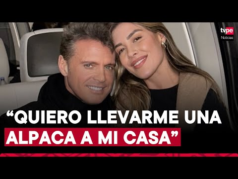 Hija del cantante mexicano Luis Miguel está en Cusco y confiesa estar enamorada de las alpacas