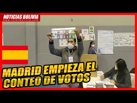 ? CIERRE Y CONTEO DE VOTOS EN MADRID - ESPAÑA - ELECCIONES BOLIVIA 2020 ?