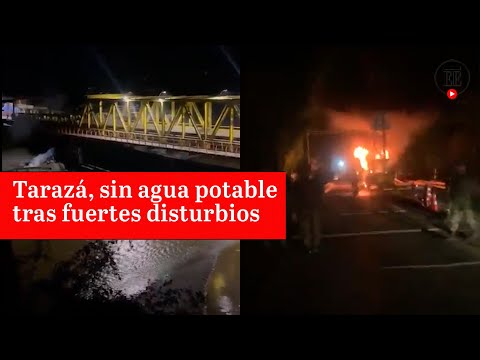 Encapuchados queman un peaje y dejan sin agua potable al municipio de Tarazá | El Espectador