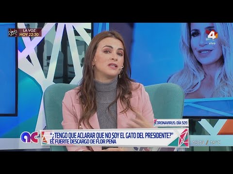 Algo Contigo - El furioso descargo de Flor Peña: No soy el gato del presidente