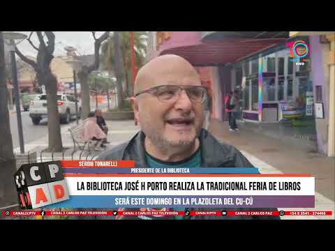 La biblioteca Jose H Porto realiza la tradicional feria de libro