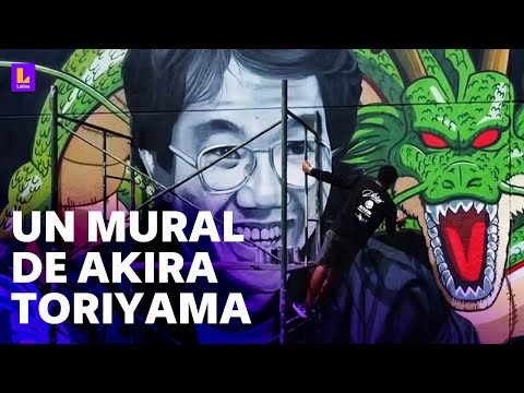 ¡El increíble mural inspirado en Akira Toriyama y Dragon Ball!