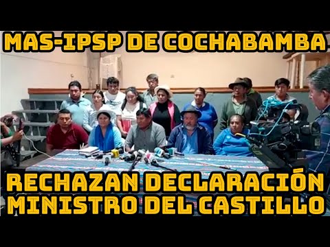 DIRECCIÓN DEPARTAMENTAL COCHABAMBA MAS-IPSP EXIGE GOBIERNO DEJAR INTROMETERSE ORGANO JUDICIAL..