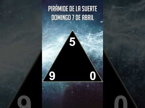 Pirámide de la Suerte para hoy Domingo 7 de Abril de 2024 - Lotería de Panamá