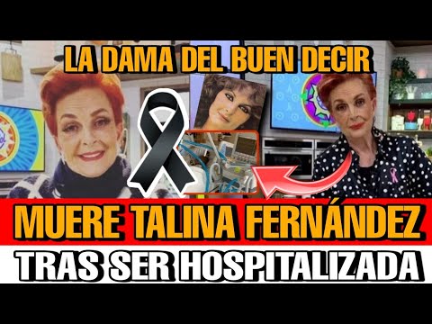 Talina Fernandez DE QUE MURIO | Muere la periodista mexicana talina Fernández de leucemia ESTO PASO