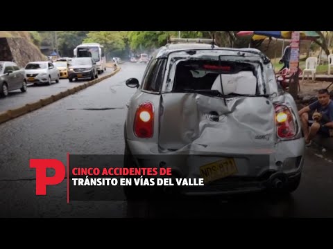 Cinco accidentes de tránsito en vías del Valle  | 20.08.2023 | TPNoticias