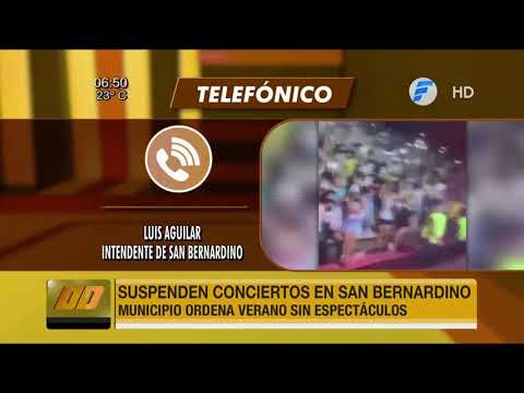 Suspenden conciertos en San Bernardino