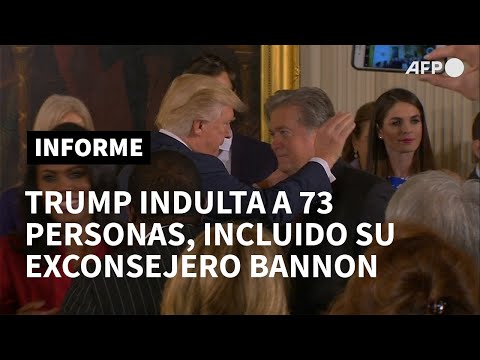 Trump indulta a 73 personas, incluido exconsejero Steve Bannon | AFP