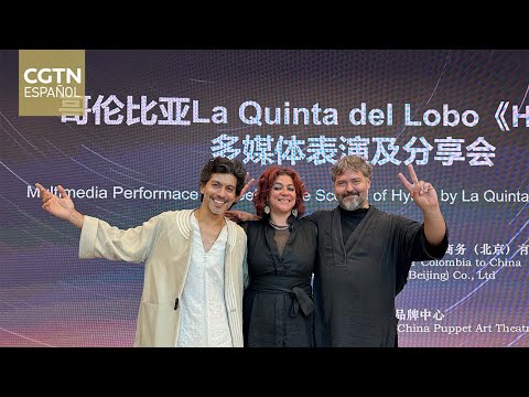 Un grupo de teatro colombiano realiza una gira en China