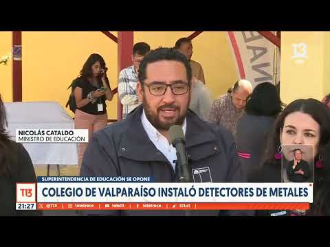 Colegio instaló detectores de metales en Valparaíso: Superintendencia de Educación se opone