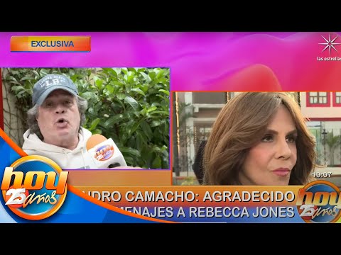 Alejandro Camacho se sincera y dice por qué no fue al homenaje de Rebecca Jones | Programa Hoy