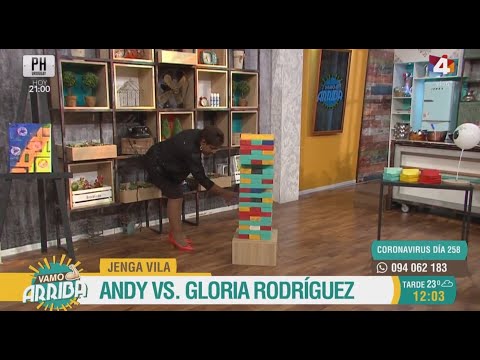 Vamo Arriba - Gloria Rodríguez vs. Andy en el Jenga Vila