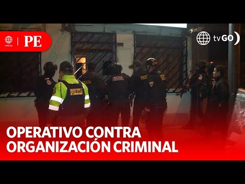 Realizan operativo para capturar a organización de delincuentes | Primera Edición | Noticias Perú