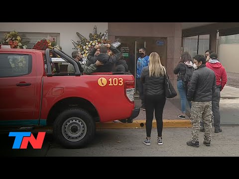 Dolor en la despedida a Ariel Vázquez, uno de los bomberos muertos en la explosión de Villa Crespo