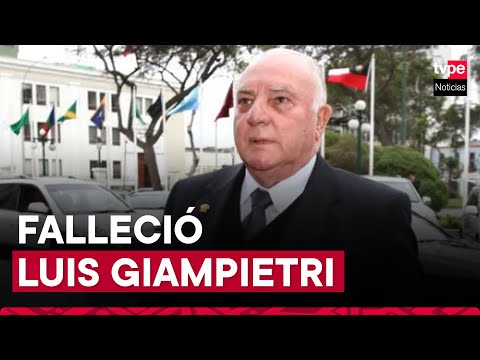 Luis Giampietri, exvicepresidente, falleció a los 82 años