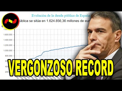 NUEVO RECORD  Sánchez DISPARA LA DEUDA PÚBLICA y bate un nuevo record