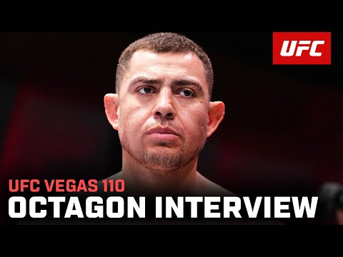 Steve Garcia Octagon Interview | UFC Vegas 110