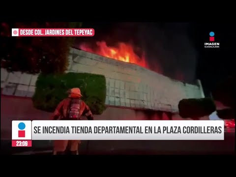 Enorme incendio en una tienda departamental de Zapopan | Noticias GDL con Rey Suárez