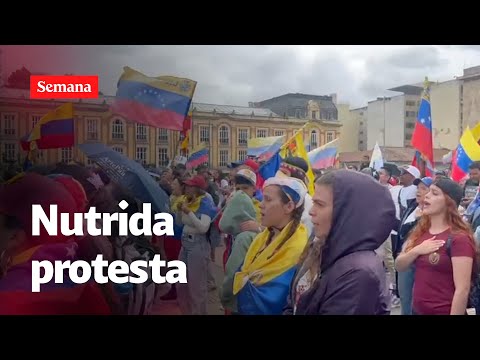 Venezolanos protestaron contra el fraude electoral de Nicolás Maduro  | SEMANA