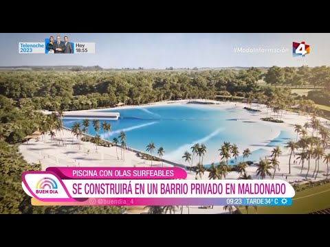 Buen Día - Uruguay tendrá su primera piscina con olas surfeables