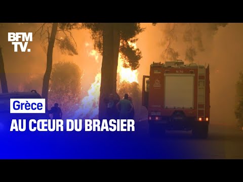 Au cœur du brasier: découvrez le grand reportage de BFMTV sur les incendies en Grèce