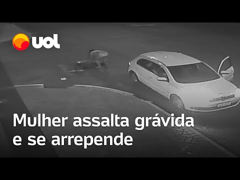 Mulher assalta grávida em Goiás, se arrepende e devolve celular e carteira para a polícia