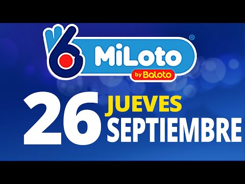 Resultado del MiLoto del Jueves 26 de Septiembre de 2024  Ganador