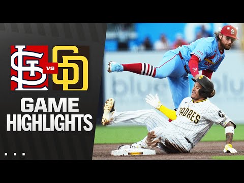 Cardinals vs. Padres Game Highlights (8/2/25) | MLB Highlights