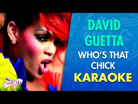 David Guetta - Who's That Chick (Karaoke) | CantoYo