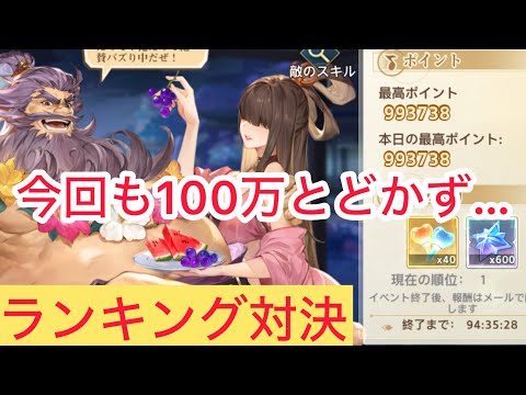 ランキング対決2  董卓　オリアカ【三國志幻想大陸】三国志幻想大陆