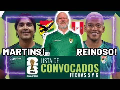 MARCELO MARTINS VS JAIR REINOSO  ¿QUIÉN DEBE SER EL DELANTERO?  BOLIVIA vs PERU Eliminatorias