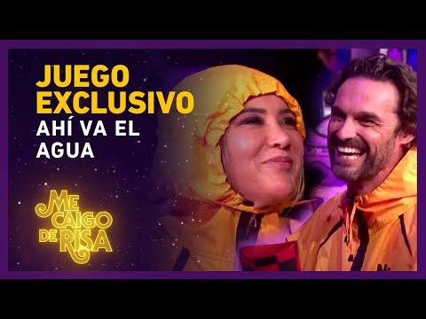 JUEGO EXCLUSIVO: Iván Sánchez se vengan de Mariazel en 'Ahí va el agua' | Me Caigo de Risa