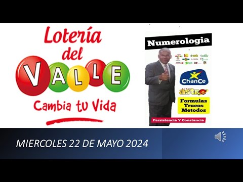 LOTERIA del VALLE Hoy MIERCOLES 22 de MAYO 2024 [RESULTADOS PREMIO MAYOR] #loteriadehoy