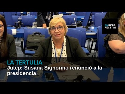 Jutep: Susana Signorino renunció a la presidencia