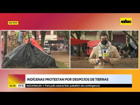 Indígenas protestan por despojos de tierras