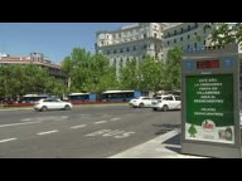 Madrid temperatures soar as masks mandatory